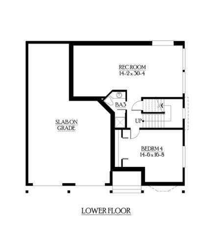 Floorplan 1 for House Plan #341-00195
