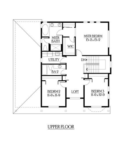 Floorplan 3 for House Plan #341-00195