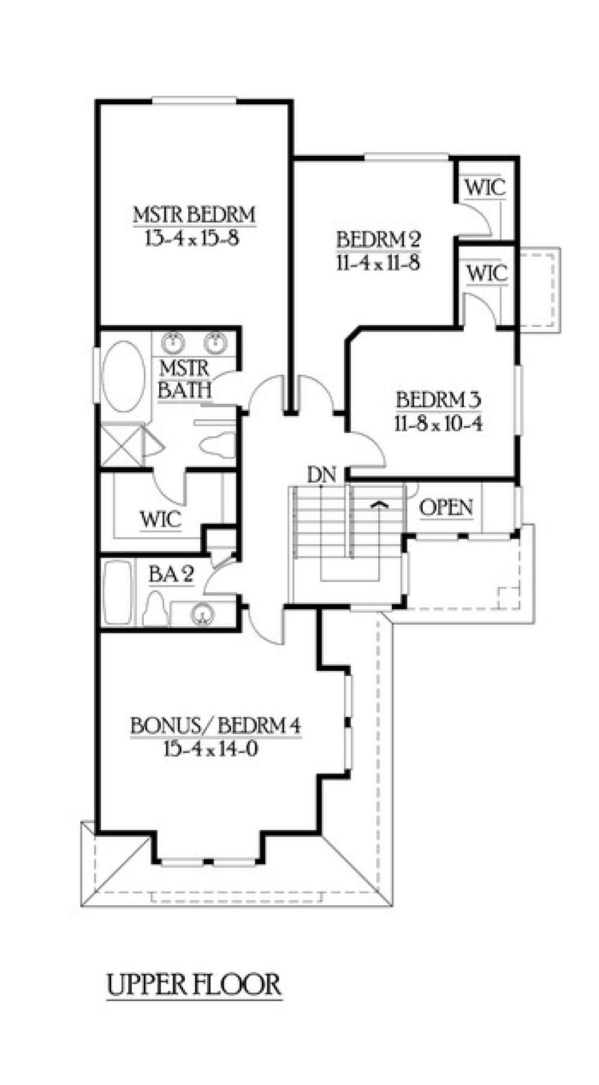 Floorplan 3 for House Plan #341-00196