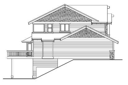 Craftsman House Plan #341-00197 Elevation Photo