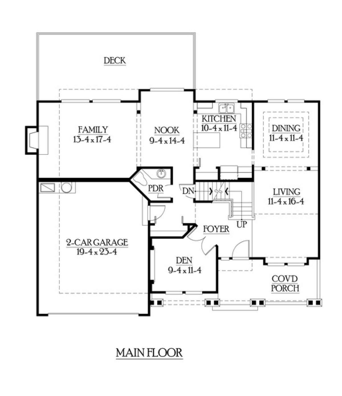 Floorplan 2 for House Plan #341-00198