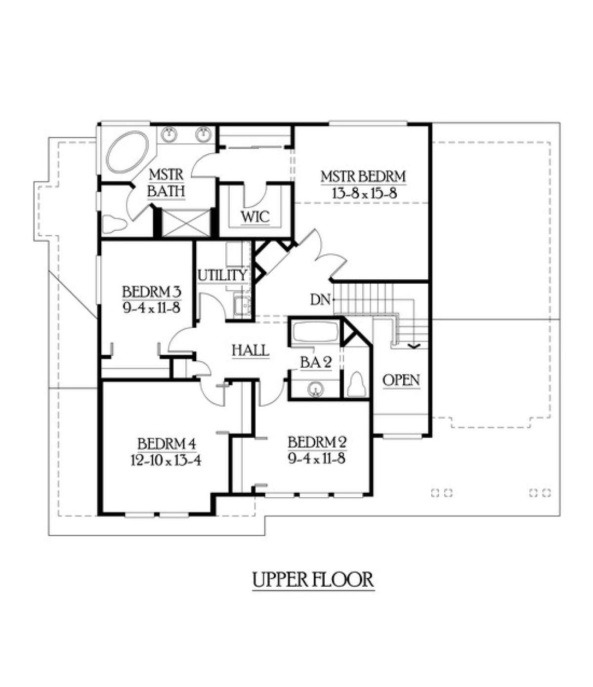 Floorplan 3 for House Plan #341-00198
