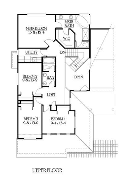 Floorplan 3 for House Plan #341-00199