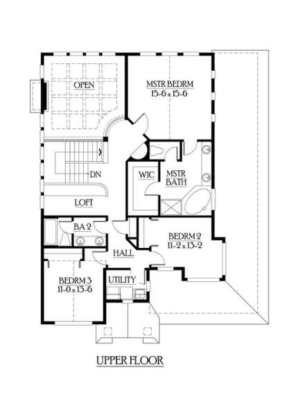 Floorplan 3 for House Plan #341-00201