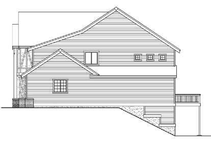 French Country House Plan #341-00202 Elevation Photo