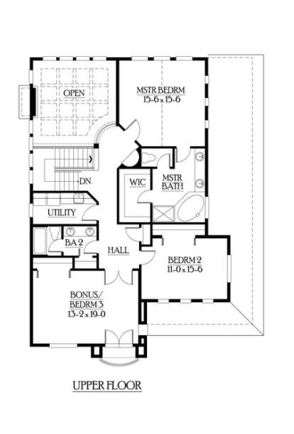 Floorplan 3 for House Plan #341-00203