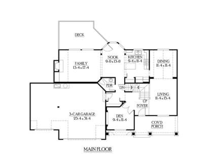 Floorplan 2 for House Plan #341-00204