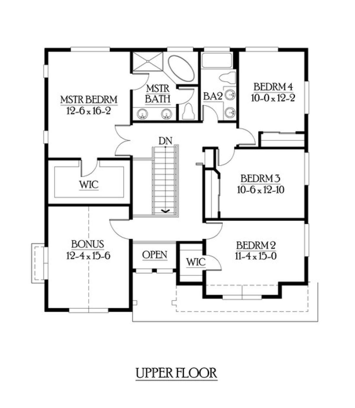 Floorplan 3 for House Plan #341-00205