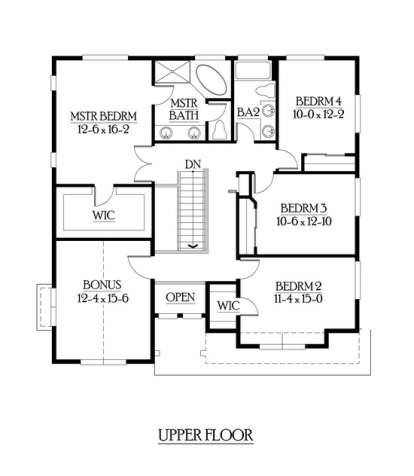 Floorplan 3 for House Plan #341-00205