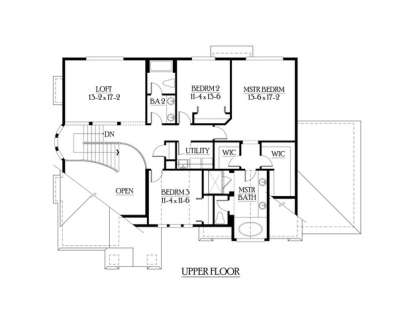 Floorplan 3 for House Plan #341-00206