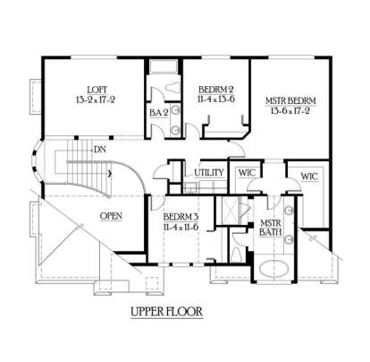 Floorplan 3 for House Plan #341-00207