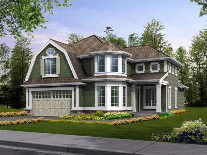 3 Bed, 3 Bath, 4369 Square Foot House Plan - #341-00210