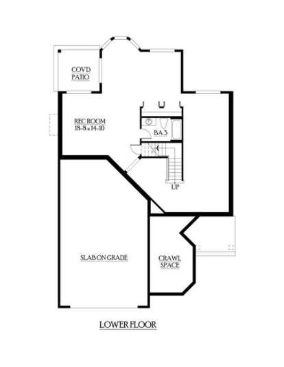 Floorplan 1 for House Plan #341-00210