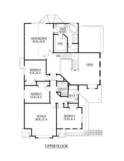 Floorplan 3 for House Plan #341-00211