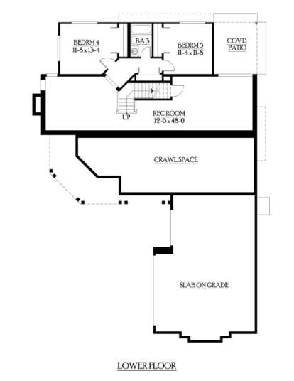 Floorplan 1 for House Plan #341-00212