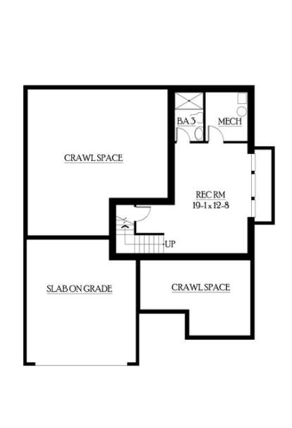 Floorplan 1 for House Plan #341-00214