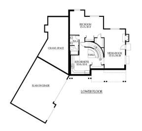 Floorplan 1 for House Plan #341-00215