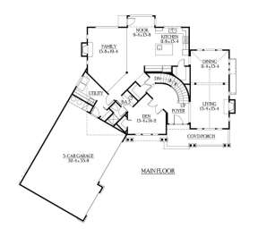 Floorplan 2 for House Plan #341-00215
