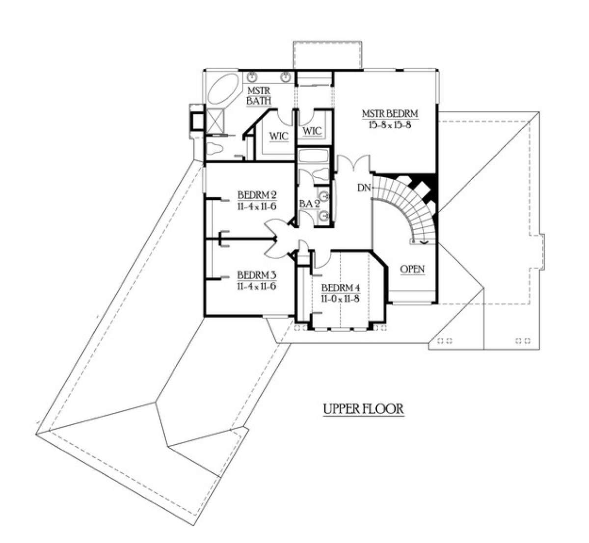 Floorplan 3 for House Plan #341-00215