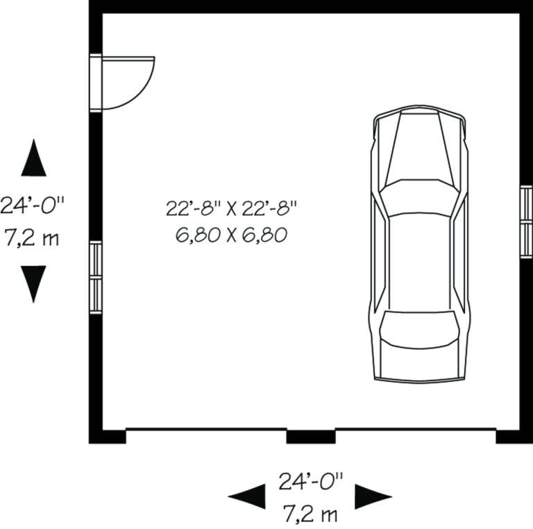 House Plan House Plan #609 Drawing 1