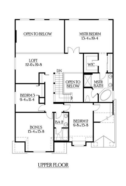 Floorplan 3 for House Plan #341-00216