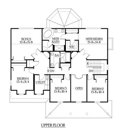 Floorplan 3 for House Plan #341-00219