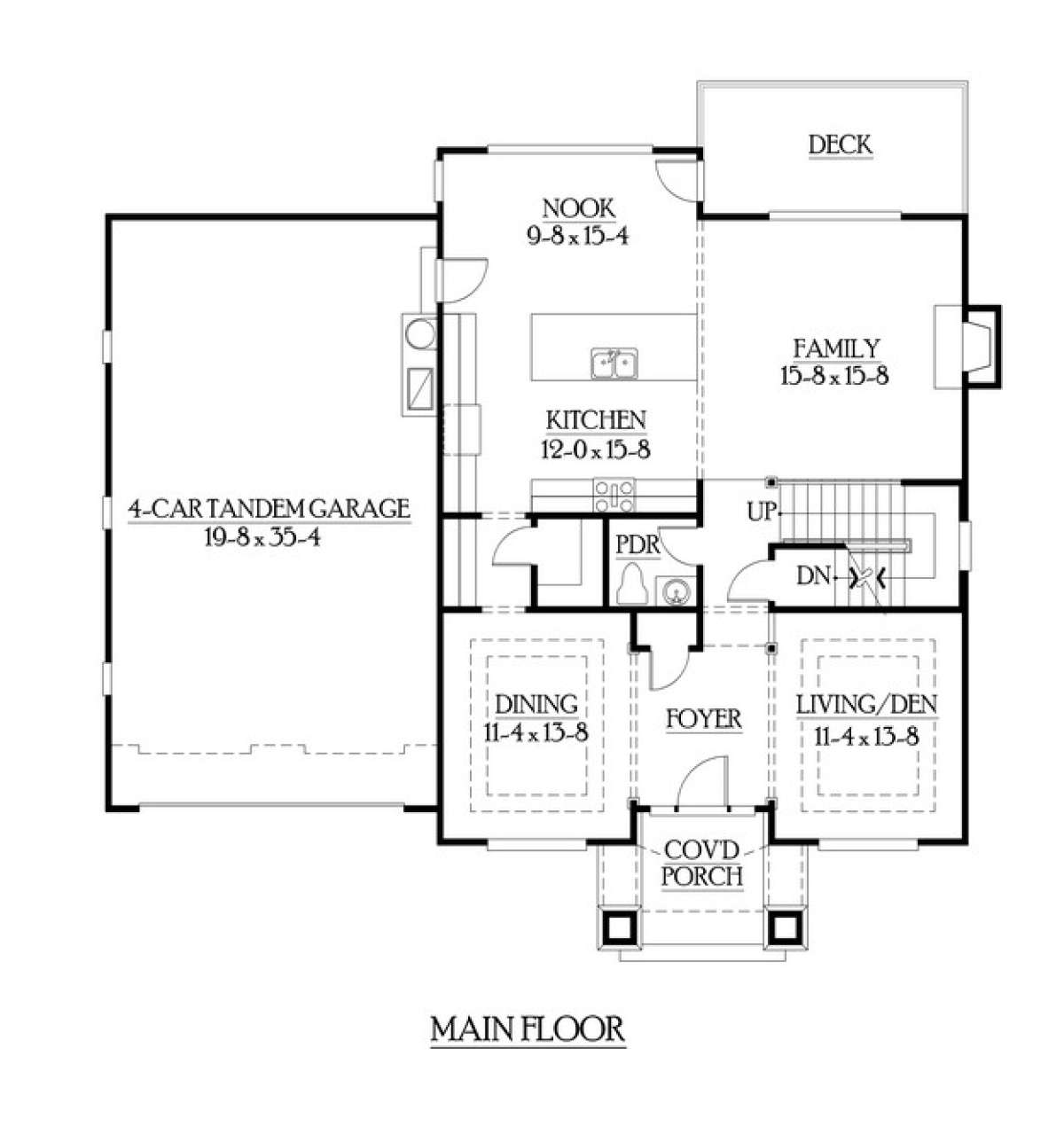 Floorplan 2 for House Plan #341-00220