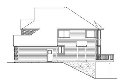 Craftsman House Plan #341-00221 Elevation Photo