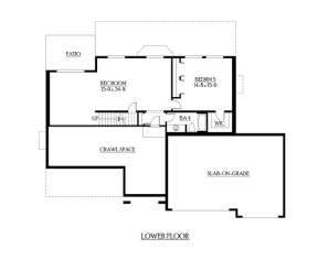 Floorplan 1 for House Plan #341-00221