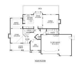 Floorplan 2 for House Plan #341-00221