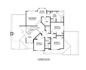 Floorplan 3 for House Plan #341-00221