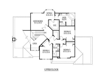 Floorplan 3 for House Plan #341-00221