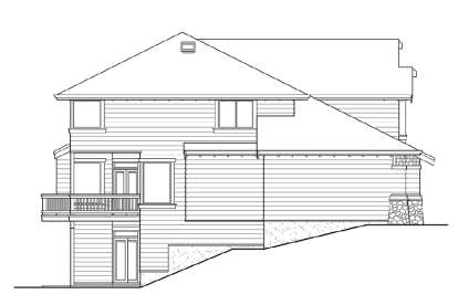 Craftsman House Plan #341-00222 Elevation Photo