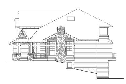 Craftsman House Plan #341-00222 Elevation Photo