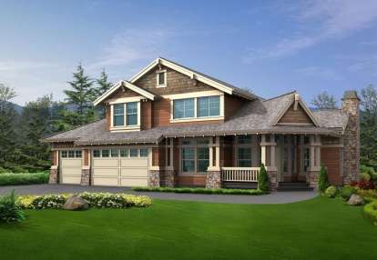 5 Bed, 3 Bath, 4375 Square Foot House Plan - #341-00222