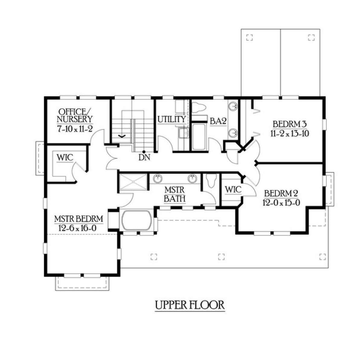 Floorplan 3 for House Plan #341-00223