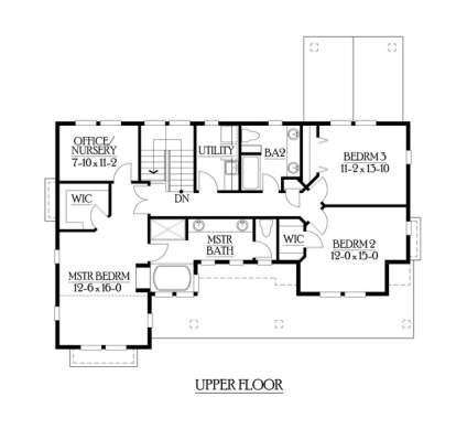 Floorplan 3 for House Plan #341-00223