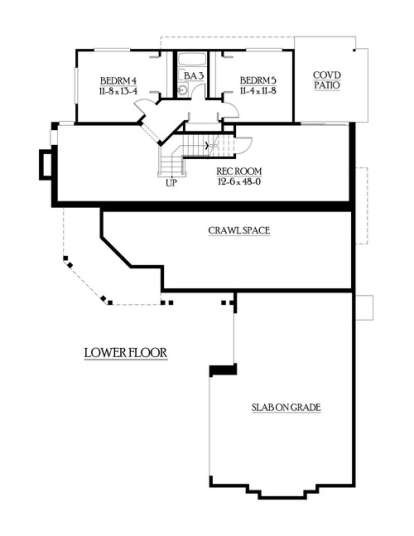 Floorplan 1 for House Plan #341-00224