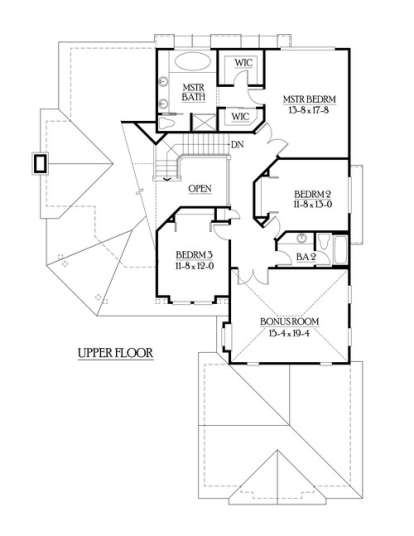 Floorplan 3 for House Plan #341-00224