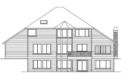 Mountain House Plan #341-00225 Elevation Photo