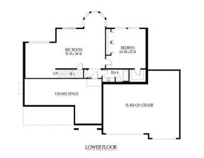 Floorplan 1 for House Plan #341-00225