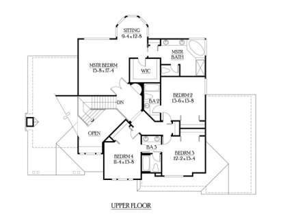 Floorplan 3 for House Plan #341-00225