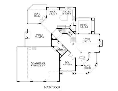 House Plan House Plan #6100 Drawing 2
