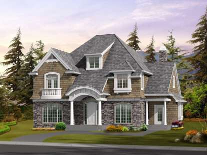 Craftsman House Plan #341-00227 Elevation Photo