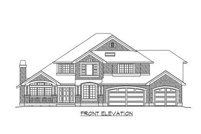 Northwest House Plan #341-00228 Elevation Photo