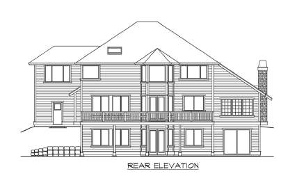 Northwest House Plan #341-00228 Elevation Photo