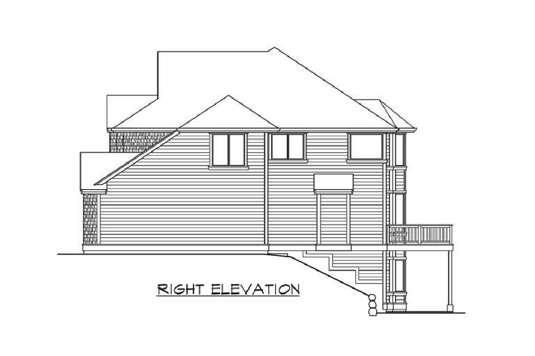 Northwest House Plan #341-00228 Elevation Photo