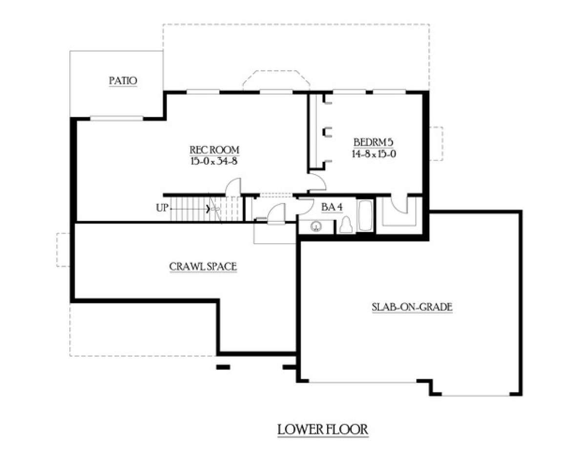 Floorplan 1 for House Plan #341-00228