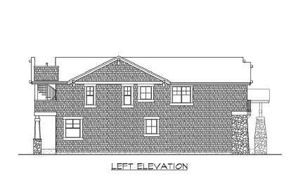 Lake Front House Plan #341-00229 Elevation Photo