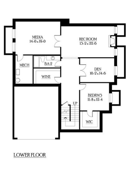 Floorplan 1 for House Plan #341-00229